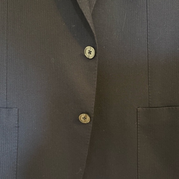 Men’s Paul Betenly wool Blazer Sports Coat in Navy Blie with 2 buttons size 42R - Picture 9 of 9